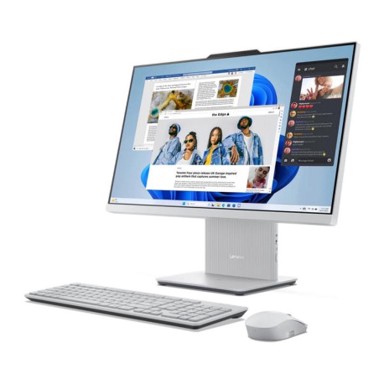 LENOVO AiO računalo IdeaCentre F0HN00Y2SC / Intel Core 7 240H, 23.8", 1920 x 1080, 16 GB RAM, 1 TB SSD, Windows 11 Pro, srebrna